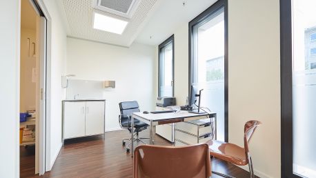 Sprechzimmer der Bremer Praxis am City Gate Sprechzimmer und Behandlung